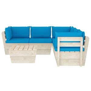 Mobilier de jardin (lot de 6) 3016490-13 Bleu - Bleu clair