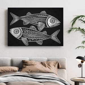 Bild Fisch Abstrakt X 30 x 20 cm