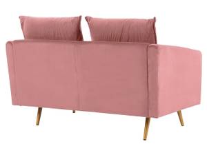 2-Sitzer Sofa MAURA Gold - Pink