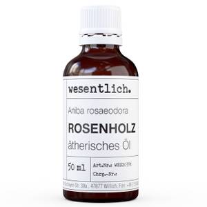 Rosenholz  50ml - ätherisches Öl Glas - 4 x 8 x 4 cm