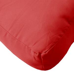 Coussin de palette (lot de 2) 3005164-4 Rouge - Textile - 80 x 12 x 80 cm