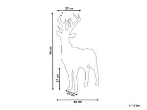 Décoration LED POLARIS Matière plastique - 80 x 90 x 27 cm