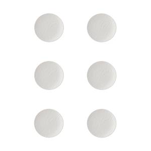 Brotteller Manufacture Rock 6er Set Weiß - Anzahl Teile im Set: 6