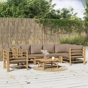 Salon de jardin 3028491-19 (lot de 7) Marron - Taupe