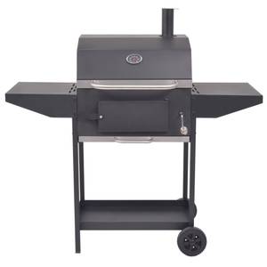 Holzkohlegrill 43048 Schwarz - Metall - 127 x 125 x 64 cm