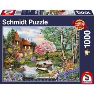 Puzzle Haus am See Papier - 28 x 6 x 38 cm