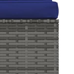 Canapé intermédiaire de jardin 3017300 Bleu foncé - Gris