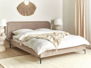 Doppelbett SUZETTE Beige - Taupe - Breite: 208 cm