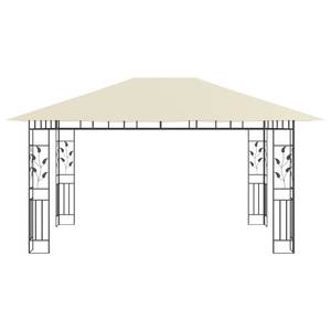 Gartenpavillon 3005303 Creme - Tiefe: 400 cm