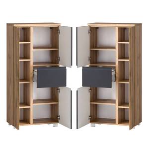 Badmöbel Set VASTO-GREY (4-tlg.) Braun - Holzwerkstoff - 105 x 200 x 47 cm