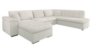 Ecksofa Niko Premium Beige - Holz teilmassiv - 348 x 76 x 205 cm