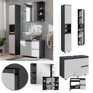 Mobilier de salle de bains J-Shape Anthracite