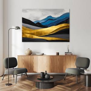 KUNSTDRUCK Golden Peaks 4 100 x 70 cm