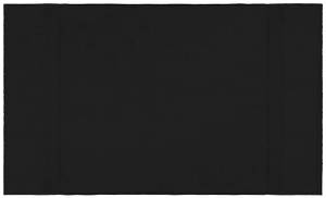 Badetuch schwarz 100x150 cm Frottee Schwarz - Textil - 100 x 1 x 150 cm