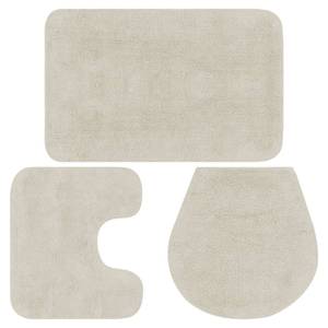 Tapis de bain(lot de 3) 296041 Blanc