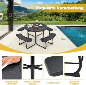 Gartenmöbel Set ZB33486 Schwarz