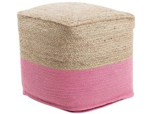 Pouf KIRAMA Beige - Pink