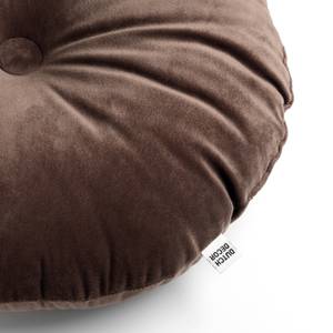 Coussin décoratif Olly Marron - Textile - 40 x 40 x 40 cm