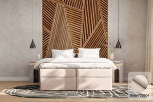 Boxspringbett ohne Kopfteil Simple Beige - Breite: 160 cm - H4