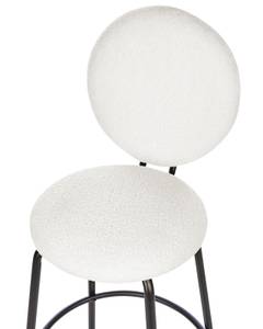 Tabouret de bar EMERY Noir - Blanc