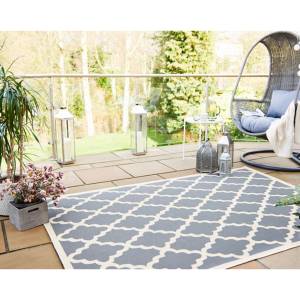 Flachgewebter Outdoor-Teppich PADURA 160 x 230 cm