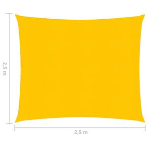 Voile solaire 3006391-4 Jaune - 250 x 250 cm