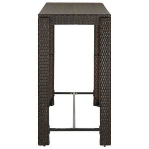 Bartisch 3005005 Braun - Kunststoff - Polyrattan - 61 x 111 x 141 cm