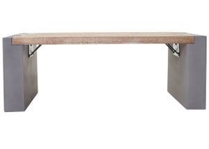 Couchtisch A15 Braun - Metall - Holzart/Dekor - Holz teilmassiv - 121 x 45 x 60 cm