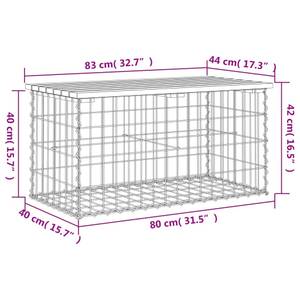 Banc de jardin 3030973-1 83 x 44 cm