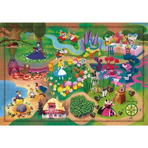 Puzzle Alice im Wunderland 1000 Teile Papier - 29 x 6 x 37 cm