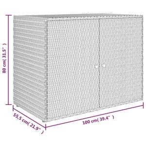 Gartenschrank 3029015 Schwarz