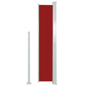 Seitenmarkise D9926 Rot - 500 x 1 x 160 cm