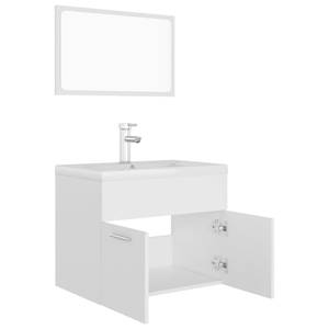 Badezimmermöbel-Set(3-teilig) 3007828 Weiß - Breite: 60 cm
