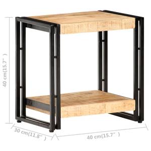 Beistelltisch D176 Braun - Holzwerkstoff - 30 x 40 x 40 cm