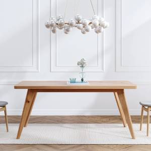 Moderner Grace-Tisch aus Massivholz 90 x 120 cm