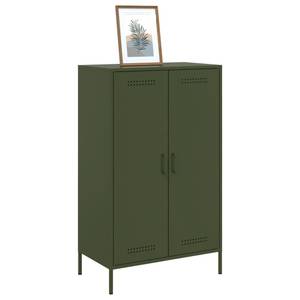 Highboard DE7316 Grün - Metall - 39 x 113 x 68 cm