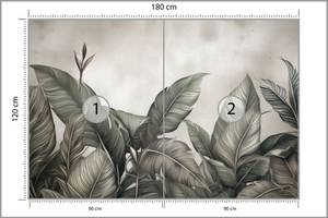 Papier Peint Feuilles Tropicales Plantes 180 x 120 x 120 cm