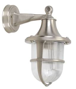 Lampe murale d'extérieur SANTORIN Gris métallisé - Argenté