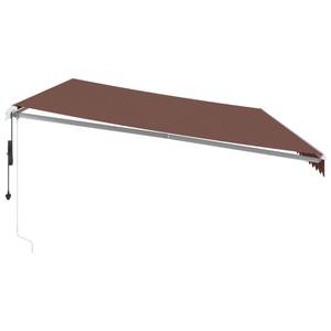 Auvent rétractable 3006542-4 Marron - 350 x 600 cm