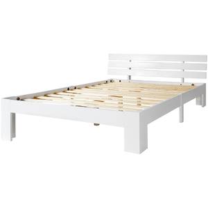 Lit en bois massif Oceanus Ⅶ Blanc