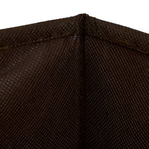 3x paniers de rangement en bambou haut Marron - Marron foncé