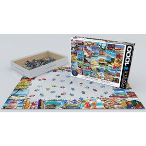 Puzzle Beaches 1000 Teile Papier - 26 x 6 x 36 cm