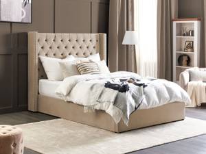 Doppelbett LUBBON Beige - Silber - 170 x 144 x 217 cm