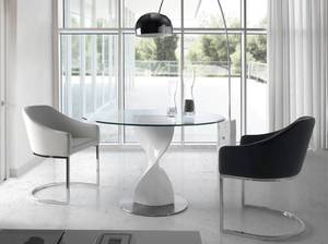 Esszimmerstuhl aus Kunstleder Weiß - Kunstleder - Textil - 64 x 83 x 62 cm