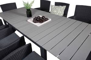 Gartenmöbel-Set Levels Schwarz - Rattan - 100 x 75 x 160 cm