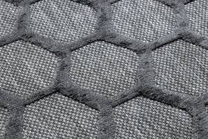 Teppich Santo Sisal 58391 Bienenwabe Grau - Kunststoff - Textil - 200 x 1 x 290 cm