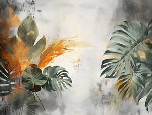 Papier Peint Feuilles Tropicales Nature 360 x 240 x 240 cm