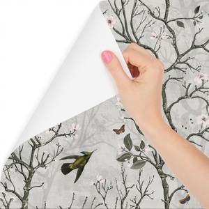 Papier Peint BRINDILLES Feuilles Oiseaux 90 x 60 x 60 cm