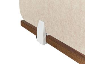 Cloison amovible de bureau SPLIT Beige - Textile - 72 x 50 x 1 cm