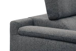 Ecksofa Fiero (5-Sitzer) Dunkelgrau